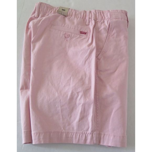 Levi's A10430015 Men's Sz M Silver Pink Flat Front 8" XX Chino EZ Stretch Shorts - Picture 8 of 8